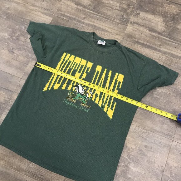 VINTAGE Kingstree Classic Shirt Men Size XL Notre Dame Fighting Irish USA Made‎ - Picture 12 of 12